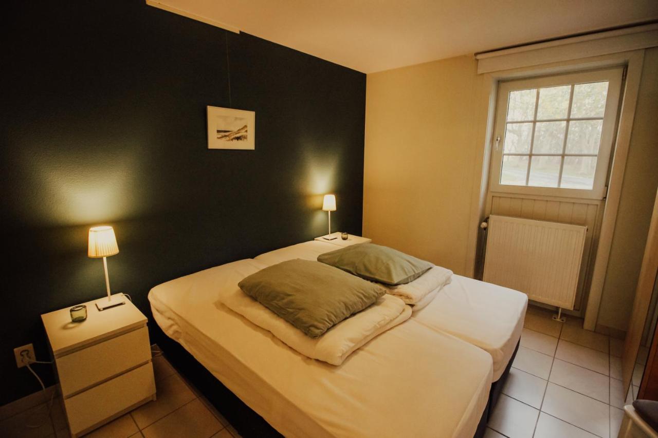 Accommodatie in herbouwde boerenschuur K Retranchement Buitenkant foto